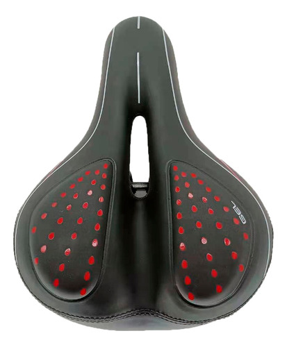 Asiento Sillin Gel Anti Prostático Ventilado De Bicicleta