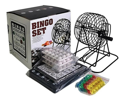 Imagen 5 de 5 de Juego Bingo Familiar Salón Mesa Emtretenimiento Balotas
