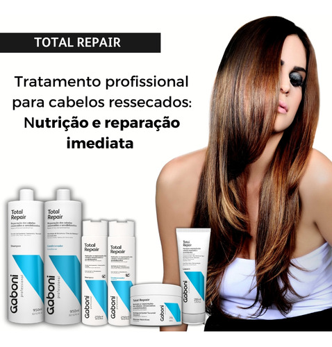 Shampoo Nutrição E Reparação Imediata Total Repair 250ml Gab