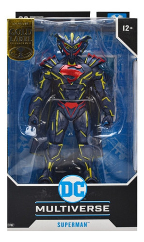 Dc Superman Gold Label Energized Unchained Armor Mcfarlane