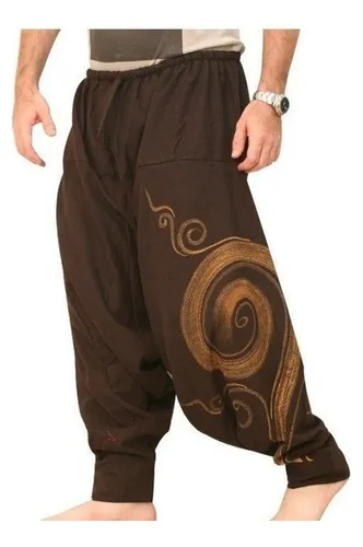 Pantalón hippie liso con 4 bolsillos - PAEV06