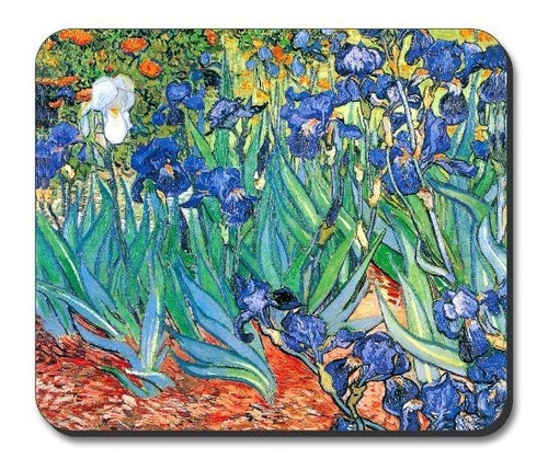Alfombrilla De Ratón Van Gogh Irises - De Art Plates