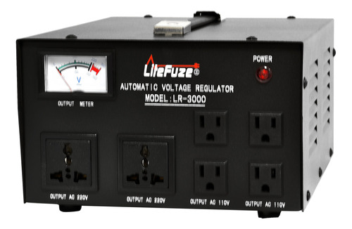 Litefuze Lr-3000 Regulador De Voltaje De 3000 Vatios Con Tra