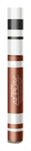 Labial Mary Kay Liquid Lipstick At Play color sunkissed copper mate/metálico