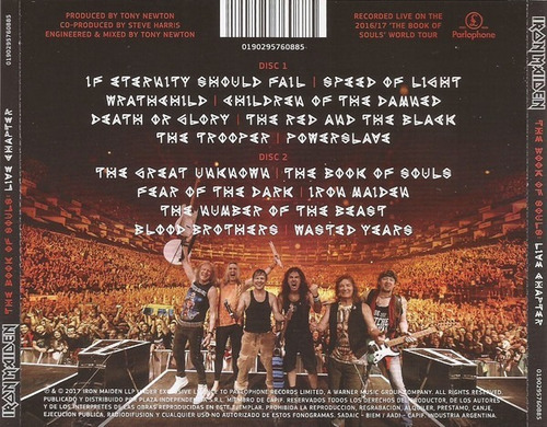 Iron Maiden The Book Of Souls Live Chapter Cd Nuevo Arg