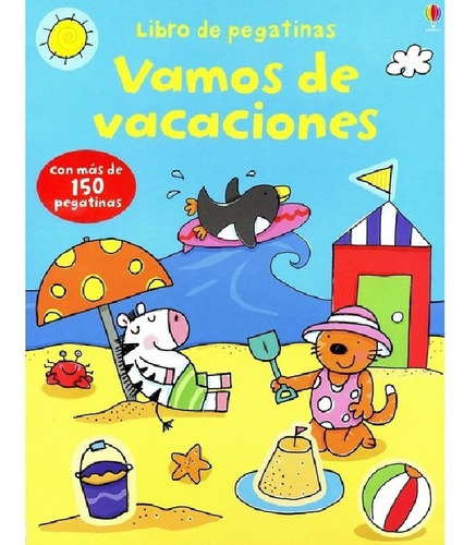 Libro Infantil De Pegatinas: Vamos De Vacaciones