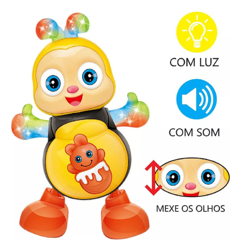 2 Conjuntos De Brinquedos Infantis Musical Dancer Bee Com Lu