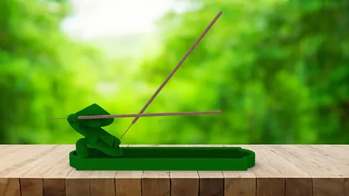 Soporte Para Incienso Verde