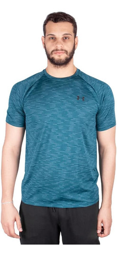 Polera Under Armour Tech 2.0 5c Manga Corta Turmalina Xl