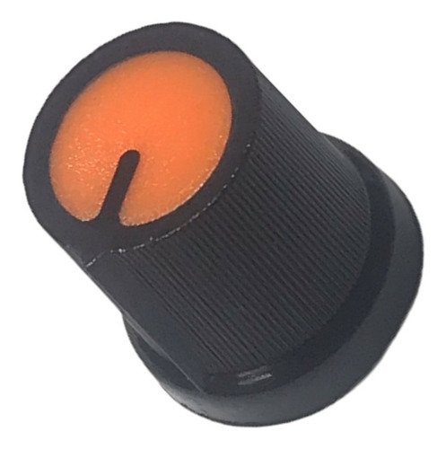 20 Unidades Perilla Potenciometro 16 Mm Plastico Naranja