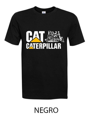 Polera Estampada Caterpillar Cat Bulldozer 