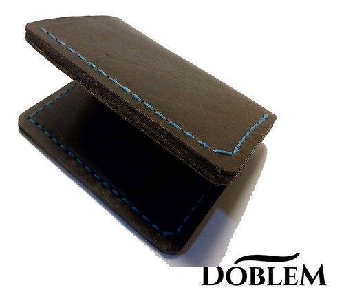 Imagen 2 de 6 de Billetera De Cuero Doblem Mod.: 2003