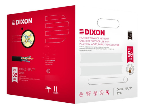 Cable Dixon Cat5e Para Exteriores 305mt Dixon 3056