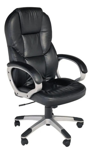 Cadeira Executiva Presidente - Luxo & Conforto - Just Home Cor Preto Material do estofamento Couro sintético