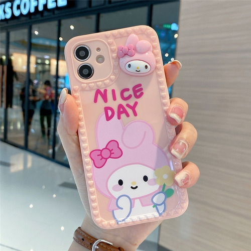 Funda Carcasa Para iPhone Sanrio Cinnamoroll My Melody Con C
