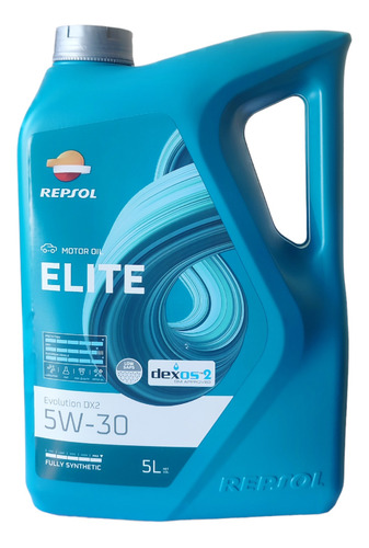 5 Lts Aceite 5w30 Elite Dexos2 C3 Dpf Full Sintético Repsol 