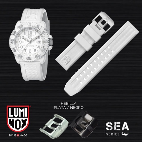 Correa Reloj Luminox 23mm Blanca