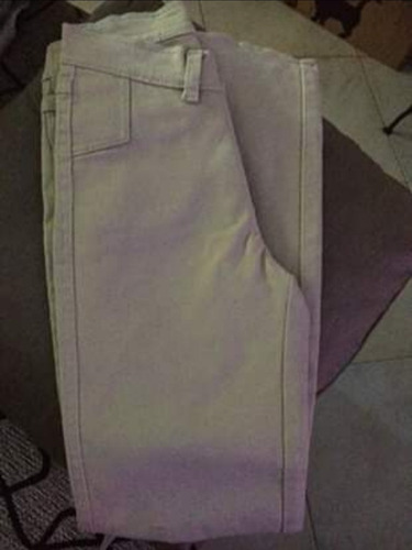 Pantalon Gabardina Niñas Color Crema 