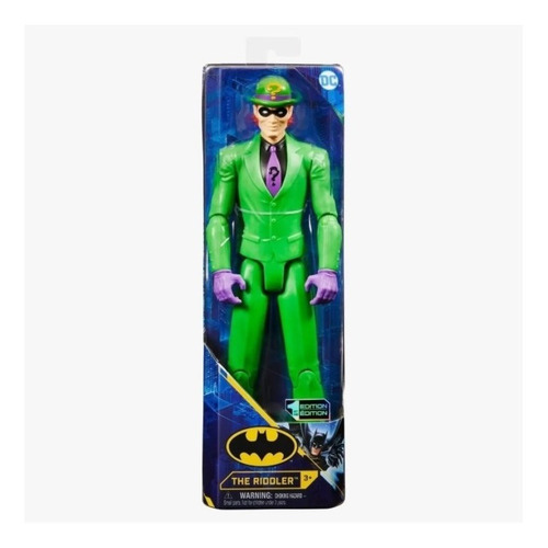 Boneco Charada Vilão Batman Dc Comics Riddler 30 Cm - Sunny