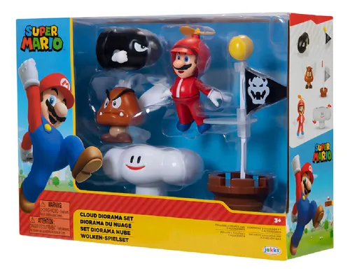 Super Mario Set Diorama Nuebes Nintendo