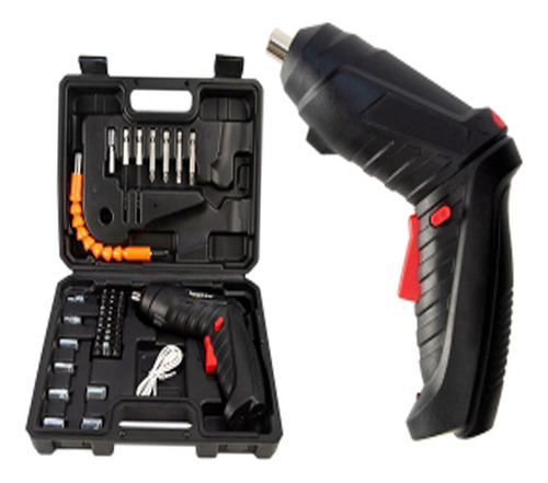 Kit De Taladro Y Destornillador Eléctrico Inalámbrico De 47