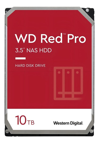 interno Western Digital WD Red Pro WD101KFBX 10TB rojo