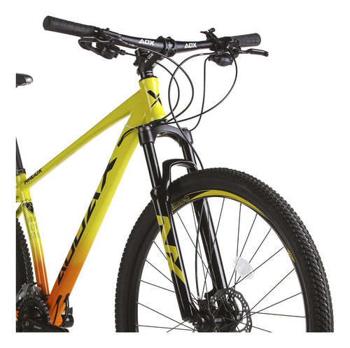 Bicicleta Audax Havok Nx Mtb Shimano 18v Amarelo E Laranja