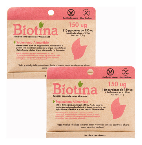 Dulzura Natural Biotina (110 Serv) Pack