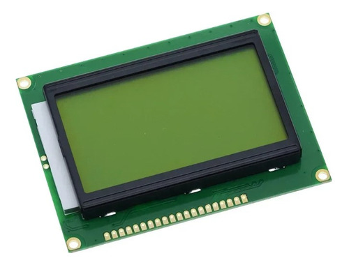 Pantalla Lcd 12864  St7920 Fondo Verde P/microcontrolador