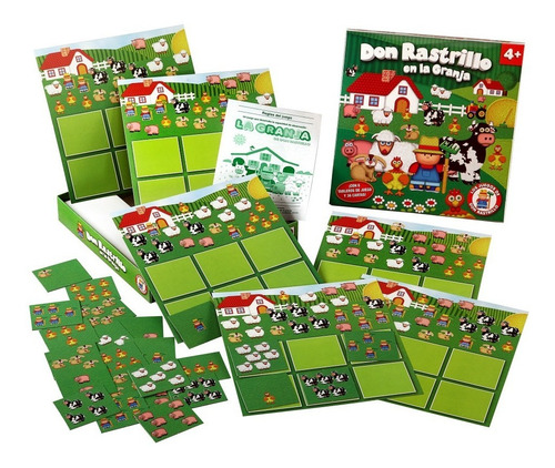 Imagen 1 de 5 de Juego De Mesa Don Rastrillo En La Granja Loteria Niño Ruibal