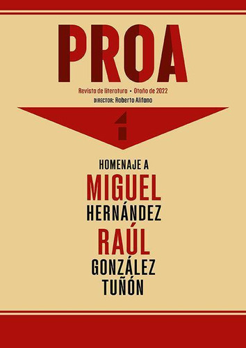 Libro: Proa. Revista De Literatura. 1. Proa. Revista De Lite