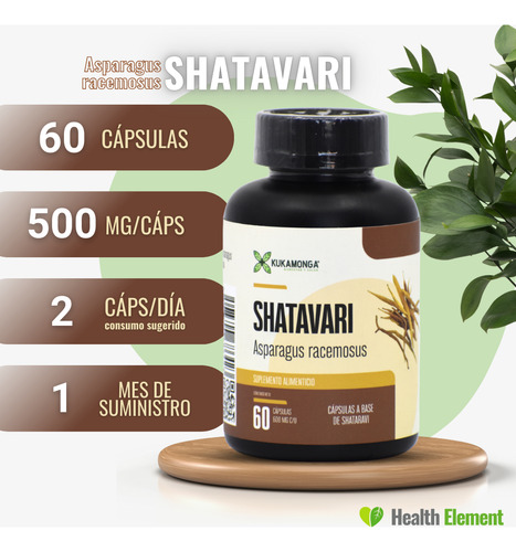 Kit Aguaje Complex + Shatavari | 60 Cápsulas | Kukamonga | Ingredientes Naturales | Balance Hormonal
