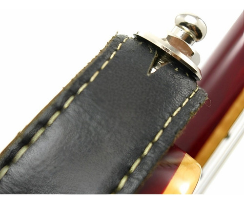 Par Strap Lock Trava Correia Guitarra Violão Baixo 2 Cores Cor Preto
