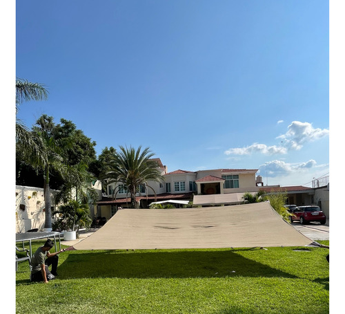 Malla Sombra 4x12 M 90% Raschel Confección Reforzada Colores