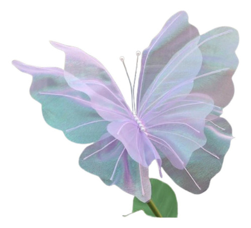 Decoración De Boda Con Forma De Mariposa En 3d Con Ventana D Color Purple-50cm