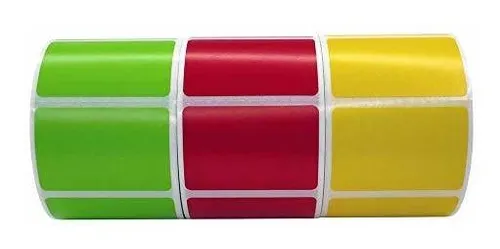 Etiqueta - Houselabels 1.5  X 1  Red, Green, Yellow Multipur