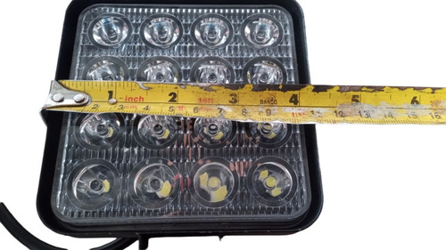 Neblinero Cuadrado16 Led 42w 12-24 Volt