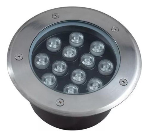 Lampara Empotrado De Led Piso 12w Blanca Fría 110 Volts