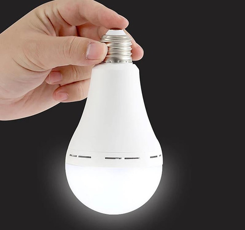 Bombilla Led Emergencia 15w X2, Luz Continua En Apagones