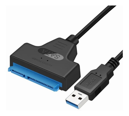 Imagen 9 de 9 de Adaptador Cable Usb 3.0 A Sata 3 Hdd 2.5 22 Pines | Dfast