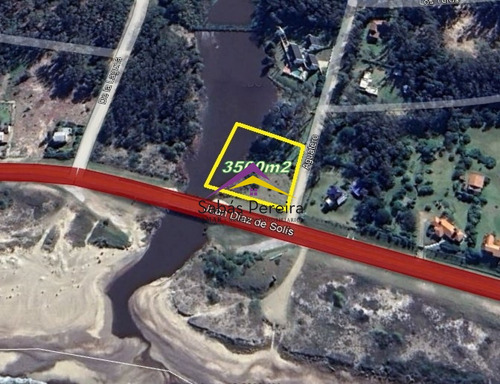 Venta Terreno 3500m2 Frente Al Mar Y Cañada, Bella Vista, Piriápolis, Maldonado