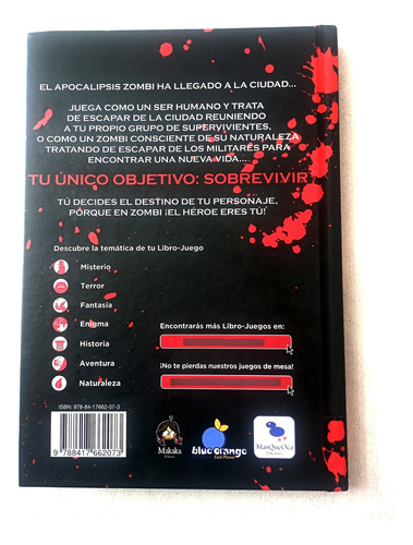 Libro-juego Zombi Original, Tapa Dura (Usado)