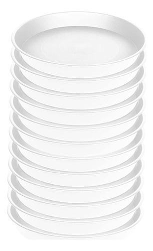 12 Piezas 11.81 Saucer De Bandejas De De Servicio Pesado