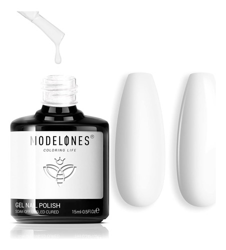 Modelones Esmalte De Uñas De Gel, 1 Unidad De 0.5 Onzas Líqu