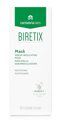 Mascarilla Facial Biretix Mask X 25 Ml - mL a $6760