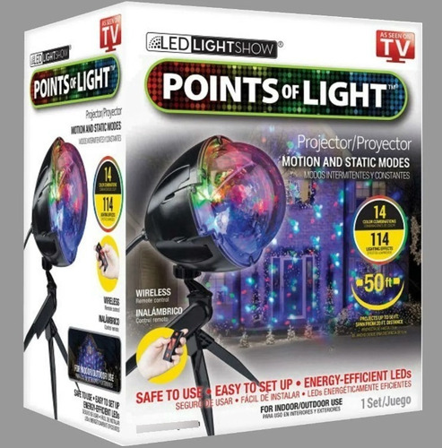 Proyector De Luz Led Points Of Light Led Lightshow 114 Efect
