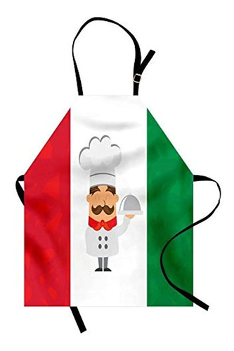 Delantal De La Bandera Italiana De Lunarable Colorido Lindo