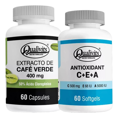 Antioxidante Vitamina C E A Extracto De Café Verde Qualivits