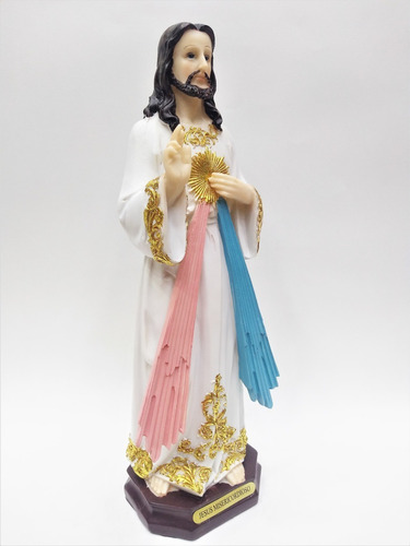 Imagem Jesus Misericordioso 30cm Resina Importada