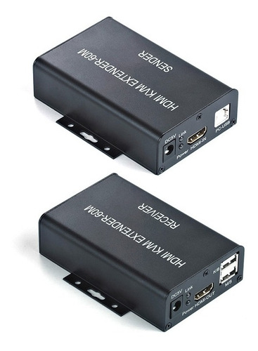 Extensor Por Utp Kvm, Hdmi, Teclado Y Mouse, Usb ,60mts